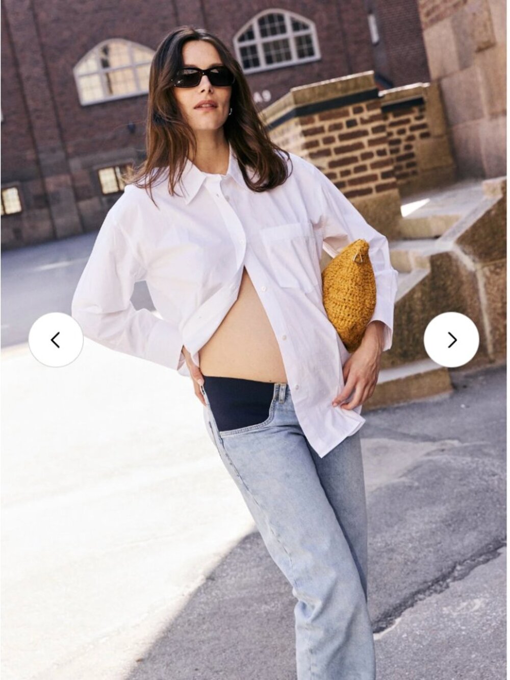 Ilouity Maternity Denim - 04 Boyfriend Fit - Light Vintage Wash